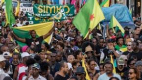 Visite présidentielle  : des tensions dans les rues de Cayenne