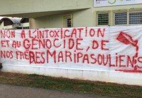 Coup de force du collectif Trop Violans-Les 500 Frères pour des solutions face aux fumées à Maripasoula