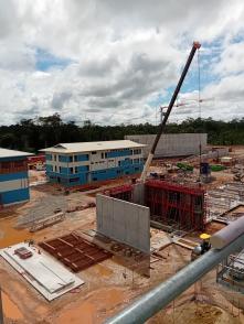 Le chantier de la centrale EDF du Larivot avance avec encore plusieurs étapes à venir