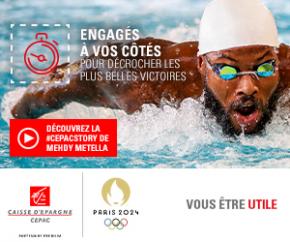 Mehdy Metella : le nageur d’origine guyanaise soutenu par la Caisse d’Epargne CEPAC dans sa course aux Jeux Olympiques !