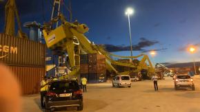 Dégrad-des-Cannes : une grue de 783 tonnes s’écroule alors qu’elle venait d’être livrée