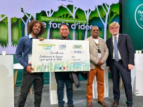 « Forêt d'idées » un défi du Ministère de l'agriculture relevé par le Lycée Agricole de Matiti