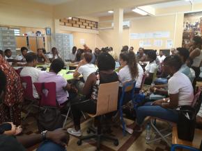 Cayenne : le lycée Anne-Marie Javouhey mobilisé pour plus de sécurité