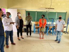 Des travaux dans des écoles de la ville de Cayenne avant la rentrée